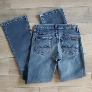 Seven for all mankind Light Wash Bootcut jeans 25